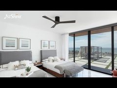 लकड़ी के ब्लेड वाला छत का पंखा डीसी मोटर रिमोट कंट्रोल हाई स्पीड