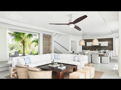 बेडरूम के लिए 3 लकड़ी के ब्लेड वाला आधुनिक रिमोट एलईडी सीलिंग फैन