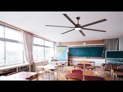 एल्यूमीनियम ब्लेड के साथ धातु छत पंखे डीसी मोटर उच्च हवा की मात्रा