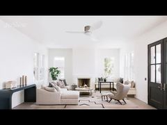 2 में 1 एलईडी छत पंखा 48 इंच प्लास्टिक ब्लेड पंखा लाइट साइलेंट मोटर बेडरूम और लिविंग रूम के लिए आदर्श