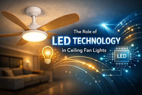 नवीनतम कंपनी ब्लॉग के बारे में सीलिंग फैन लाइट में एलईडी प्रौद्योगिकी की भूमिका