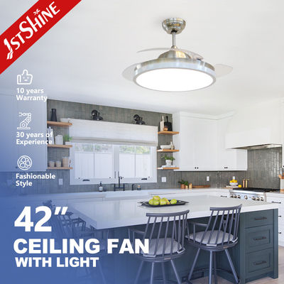 खरीदें 1stshine Ceiling Fan 2022 इंटीरियर डिजाइन सजावटी पंखे प्रकाश वापस खींचना छिपे हुए ब्लेड ऑनलाइन निर्माण