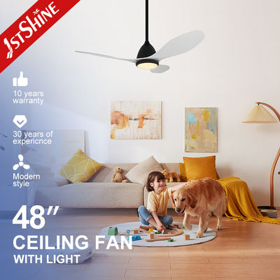 खरीदें नीरव 110V 240V Dimmable एलईडी सीलिंग फैन 3 कलर चेंज लाइट के साथ ऑनलाइन निर्माण