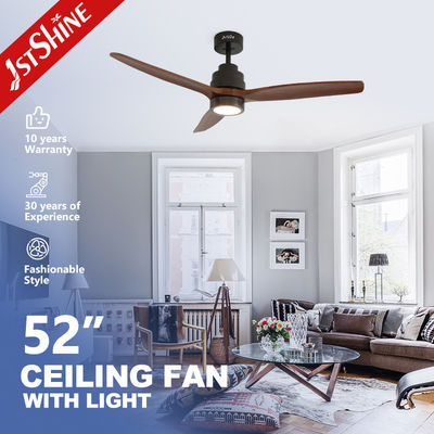 खरीदें Solid Wood Ergonomic Remote LED Ceiling Fan With Dimmable DC Motor ऑनलाइन निर्माण