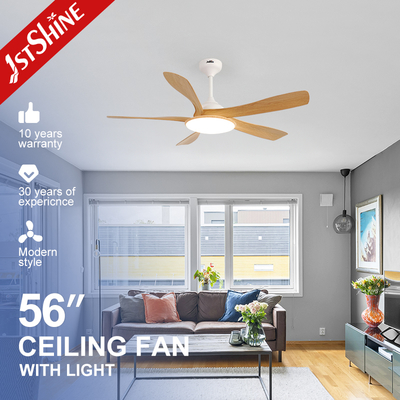 खरीदें 56-Inch Ceiling Fan with LED Light – DC Motor, 5 Blades, Acrylic Lampshade ऑनलाइन निर्माण
