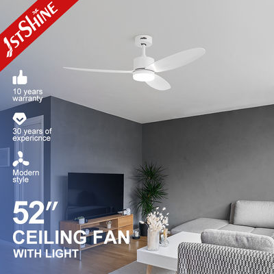 खरीदें 52-Inch White Ceiling Fan with LED Light and Remote Control ऑनलाइन निर्माण