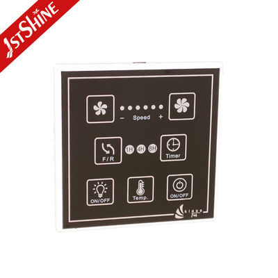 अच्छी कीमत 110V 120V 220V 240V डीसी मोटर 6 स्पीड सीलिंग फैन वॉल कंट्रोल व्हाइट OEM द्वारा 1stshine ऑनलाइन