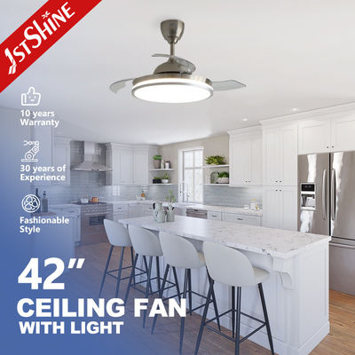 अच्छी कीमत खिंचने योग्य छिपे हुए ब्लेड और एयर कंडीशनिंग के साथ सितारा सजावटी एलईडी छत पंखे ऑनलाइन