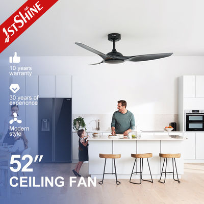 सरल डिजाइन 6 स्पीड रिमोट कंट्रोल लाइट के बिना ब्लैक सीलिंग वेंटिलेटर 1stshine OEM