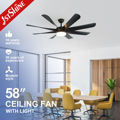 लिविंग रूम लाइट 110-240V/50Hz-60Hz झूमर और रिमोट कंट्रोल के साथ सीलिंग फैन