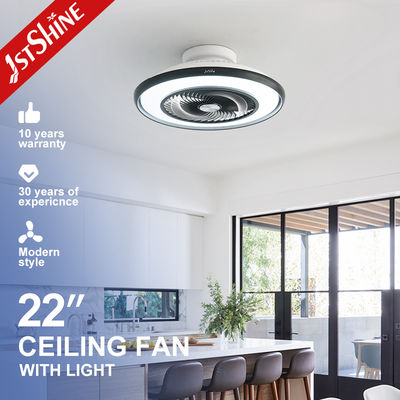 अच्छी कीमत 22 Inch Modern Flush Mount Ceiling Fan with LED Light – Compact, Quiet, and Stylish ऑनलाइन