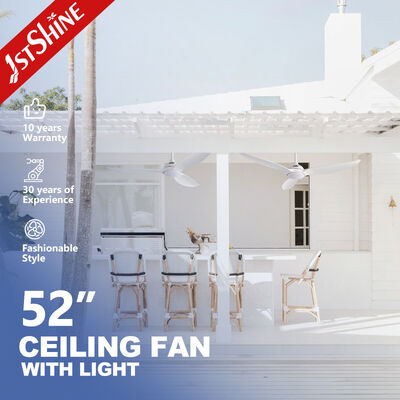अच्छी कीमत 52 इंच आधुनिक अनुकूलन योग्य मैकरॉन सीलिंग फैन, लाइट और लो सीलिंग के लिए स्मार्ट कंट्रोल के साथ ऑनलाइन